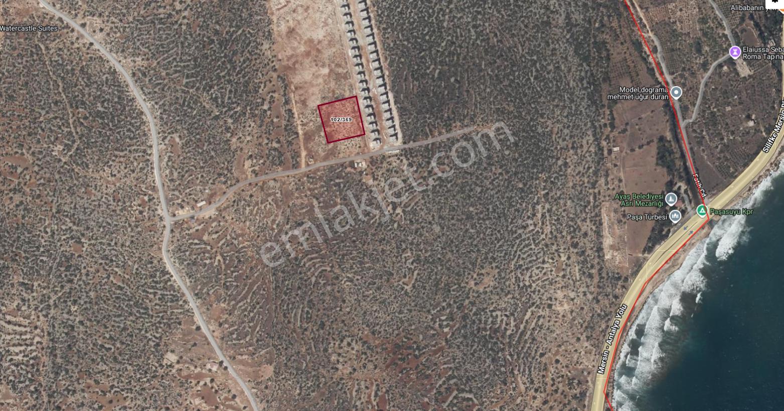 Mersin Erdemli Kızkalesi'nde 5476 M2 Satılık Arsa - Görsel 5