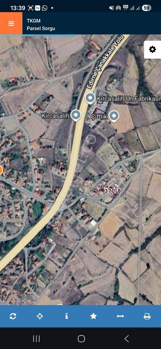 Edirne Uzunköprü Kırcasalihte 380 M² İmarlı Arsa | Araç Takaslı - Görsel 2