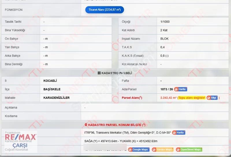 Başiskele Kullarda Ticari İmarlı Köşe Parsel Yatırım Fırsatı - Görsel 3