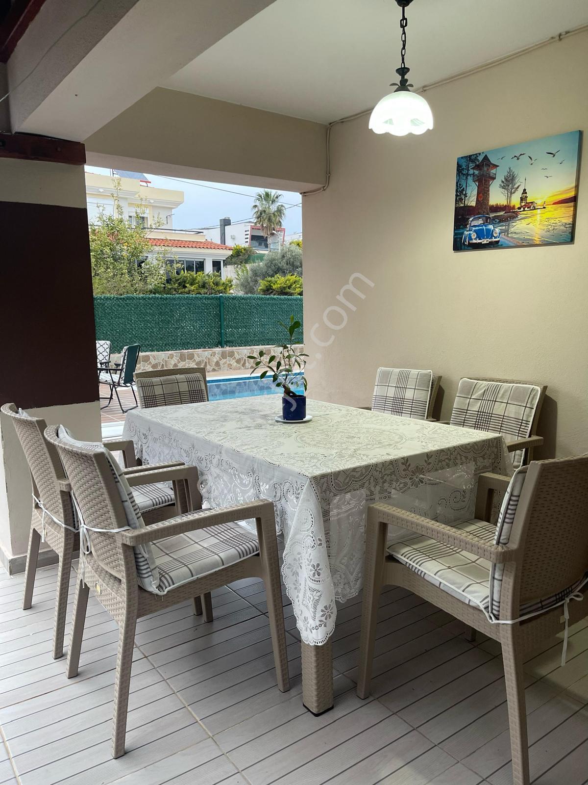 Çeşme Dalyan Marina Yakını Kiralık Sezonluk/aylık Müstakil Havuzlu Villa - Görsel 25