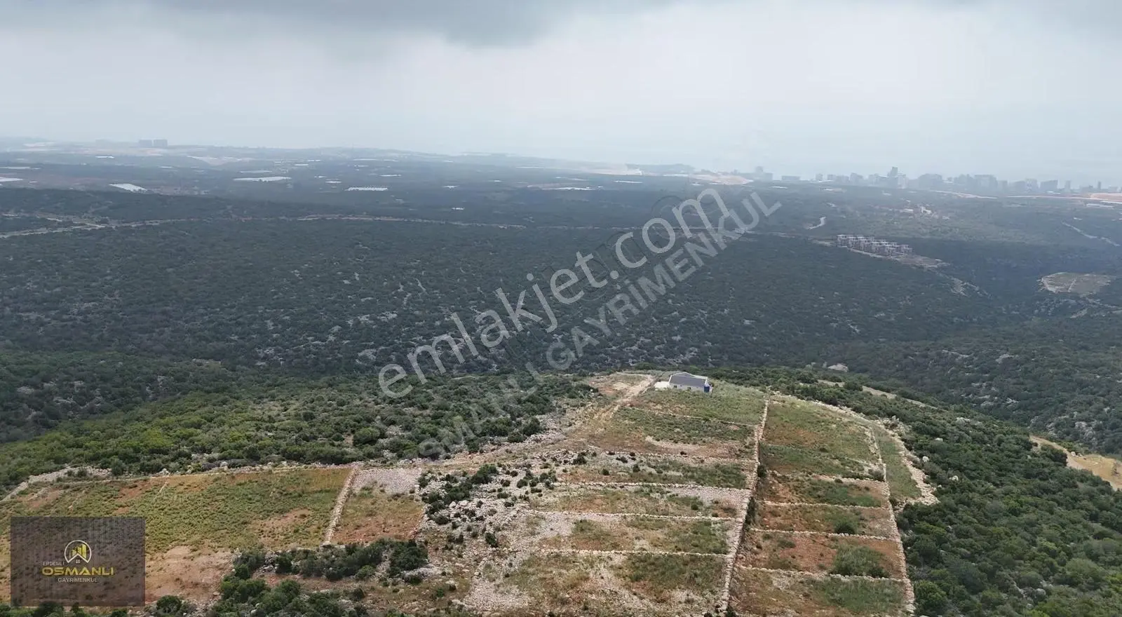Erdemli Kumkuyuçanakçı 538 M2 Full Deniz Manzaralı Villalık Arsa