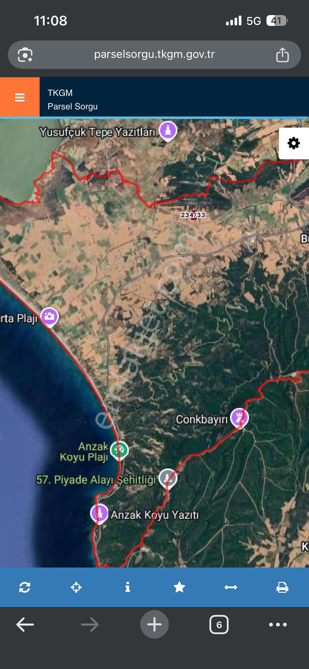 Büyükanafarta Ovasında Satılık Denize Ve Köye Yakın Tarla - Görsel 2