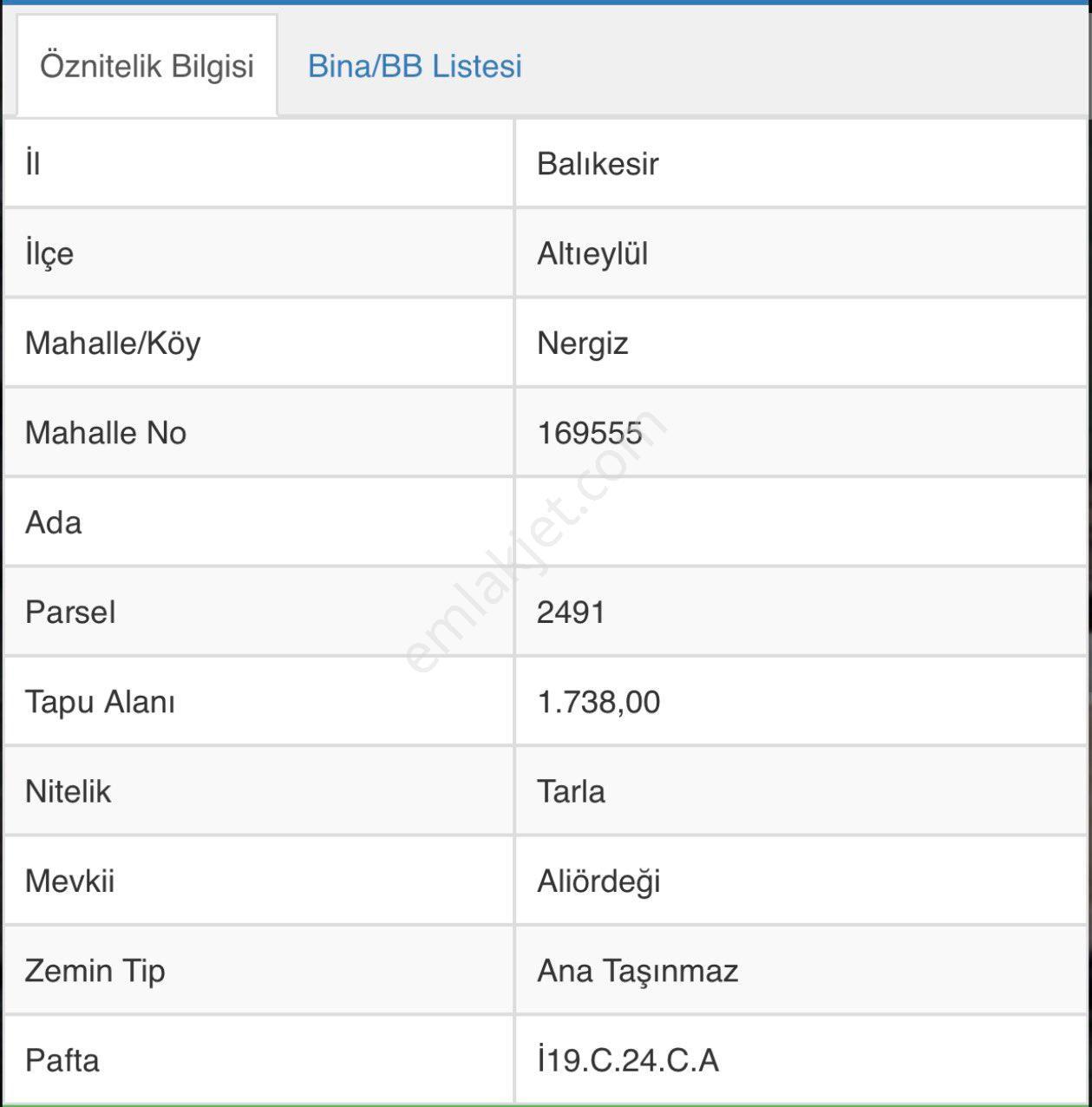 Altıeylül Nergiz Mah. Satılık 1738 M2 Tarla - Görsel 17