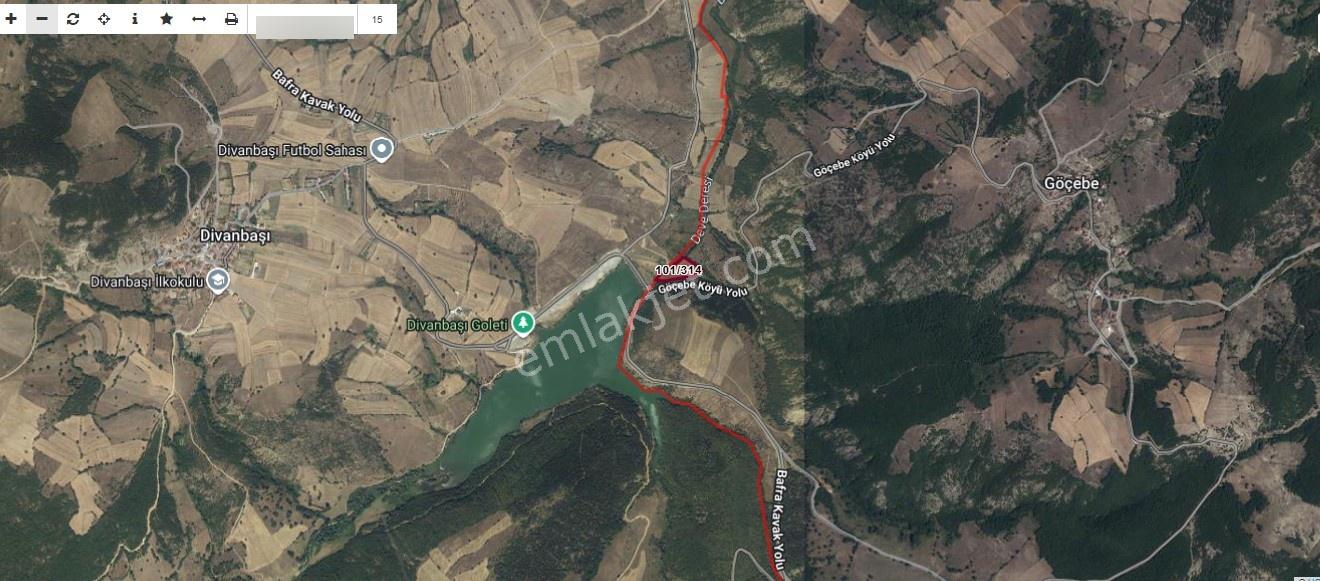 Kavak Göçebe De Divanbaşı Göletine Yakın Satılık Arazi - Görsel 5
