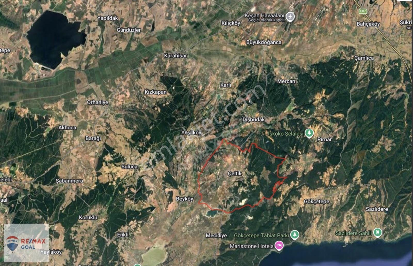 Keşan Çeltik Köyünde 9.773 M2 Satılık Tarla - Görsel 5