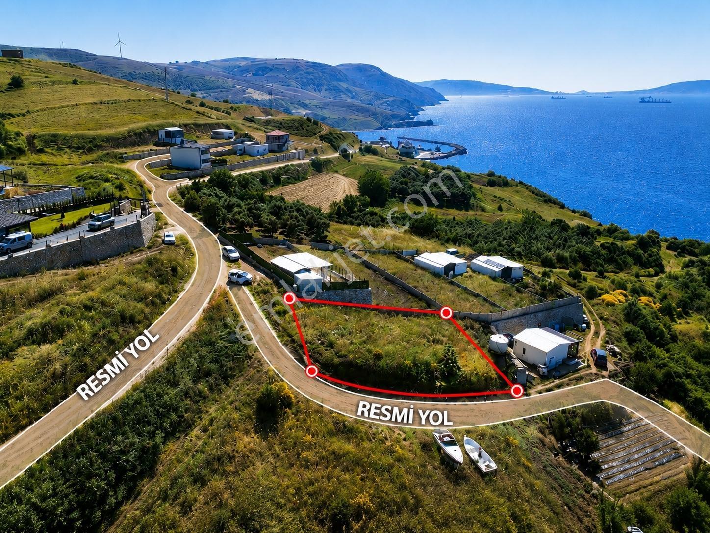 Dutlimanda Full Deniz Manzaralı Köşe Parsel 203 M² Satılık Arsa