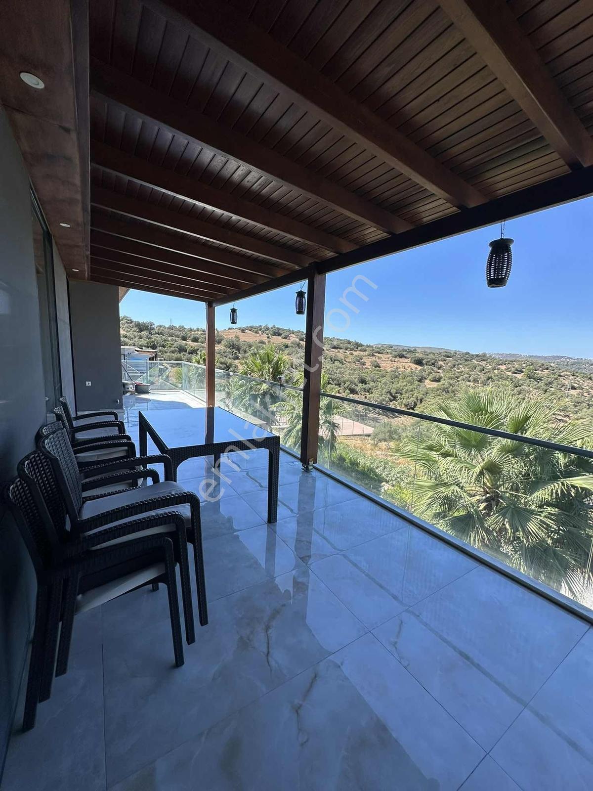 Bodrum Meşelik Geniş 2+1 Teraslı Göl Havuz Doğa Manzara Kiralık - Görsel 9