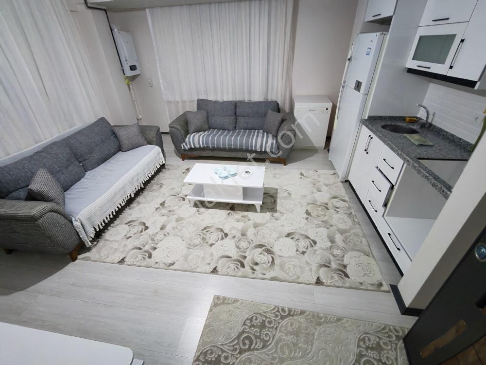 Merkezi Konumda Yeni Binada Eşyalı Ferah 1+1 Kiralık Daire - Görsel 14