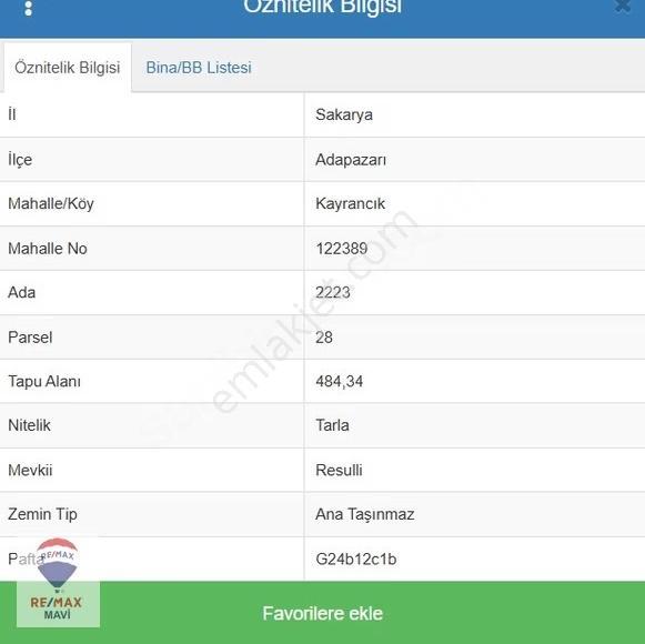 Re/max Mavi'den Kayrancık Mh Sarı Alanda Satılık 485 M² Tarla - Görsel 14