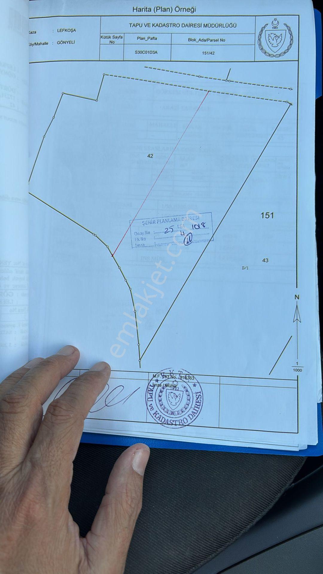 Kıbrısta Satılık Yatırmlık Türk Tapulu Tarla - Görsel 4