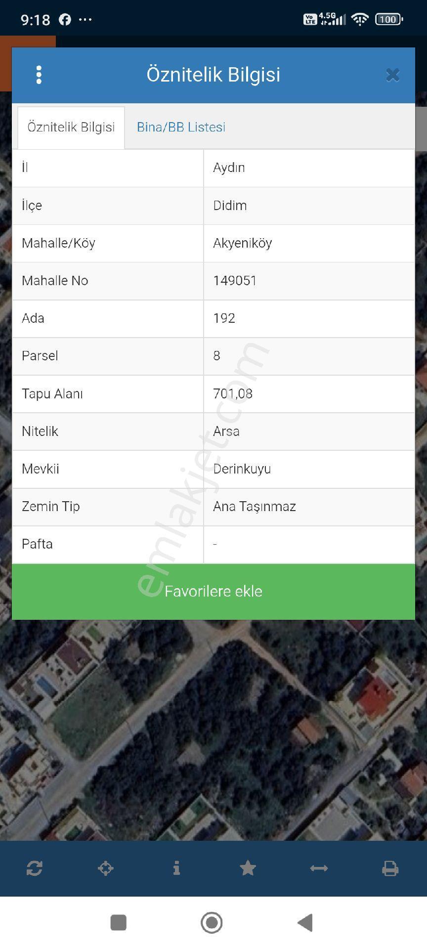 Akçinler Emlak Tan Aydın Didim Yeşiltepe Arsasi - Görsel 5