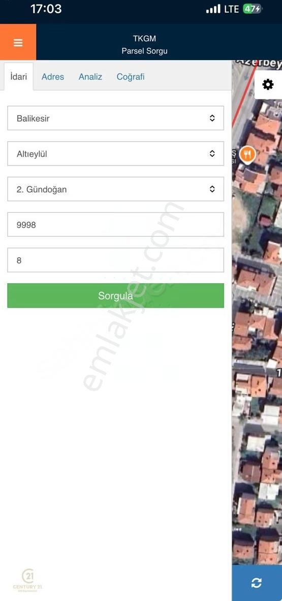 Century21 Bal'dan Altıeylül Mah. 2.gündoğan Satılık Arsa - Görsel 22