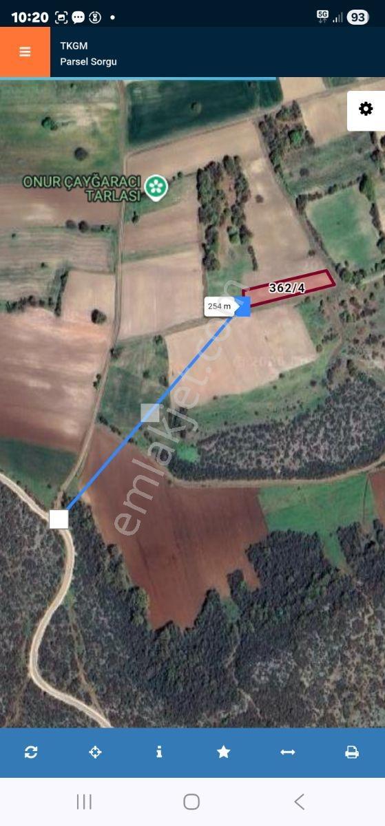 1178m Müstakil Asvalta250m Suya Yakın Resmi Yola Cepheli Düz Hob - Görsel 4