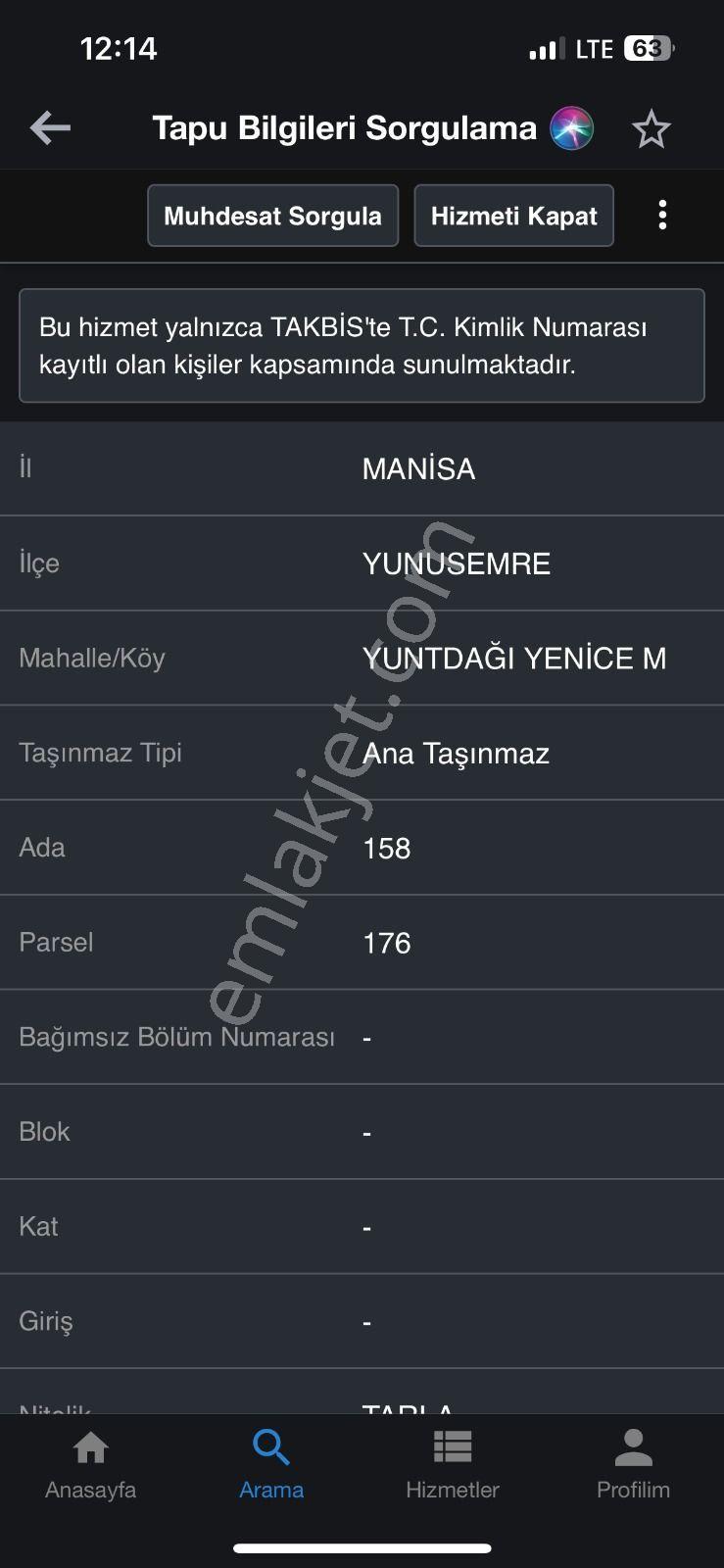 Yunusemre Dağyenice Mahallesinde Satılık Tarlalar - Görsel 8