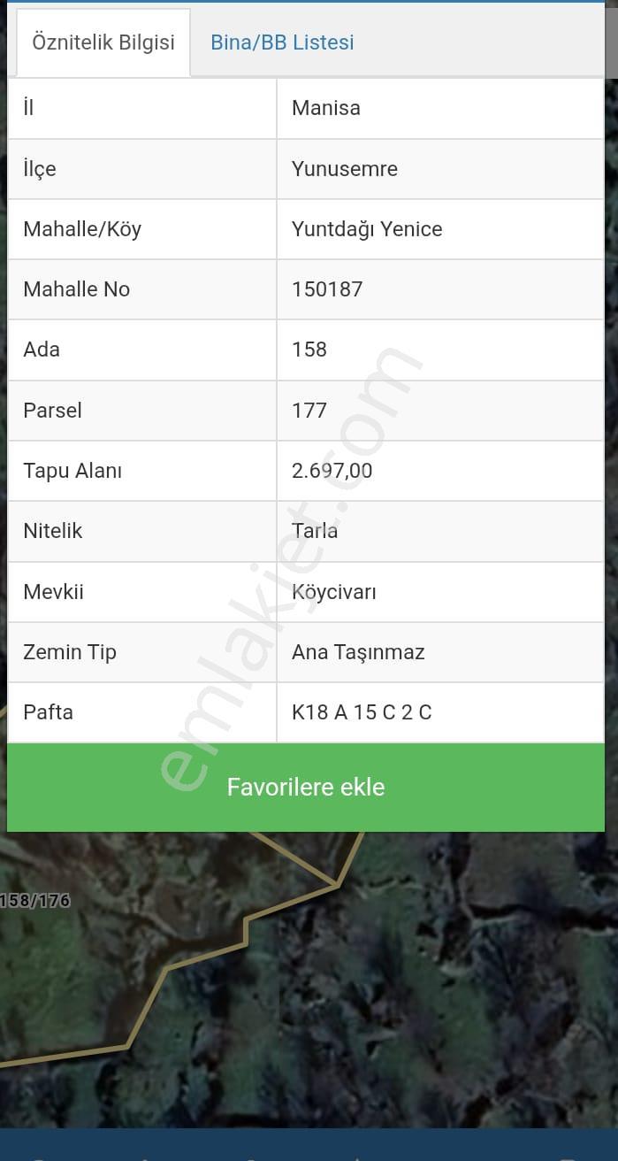 Yunusemre Dağyenice Mahallesinde Satılık Tarlalar - Görsel 21