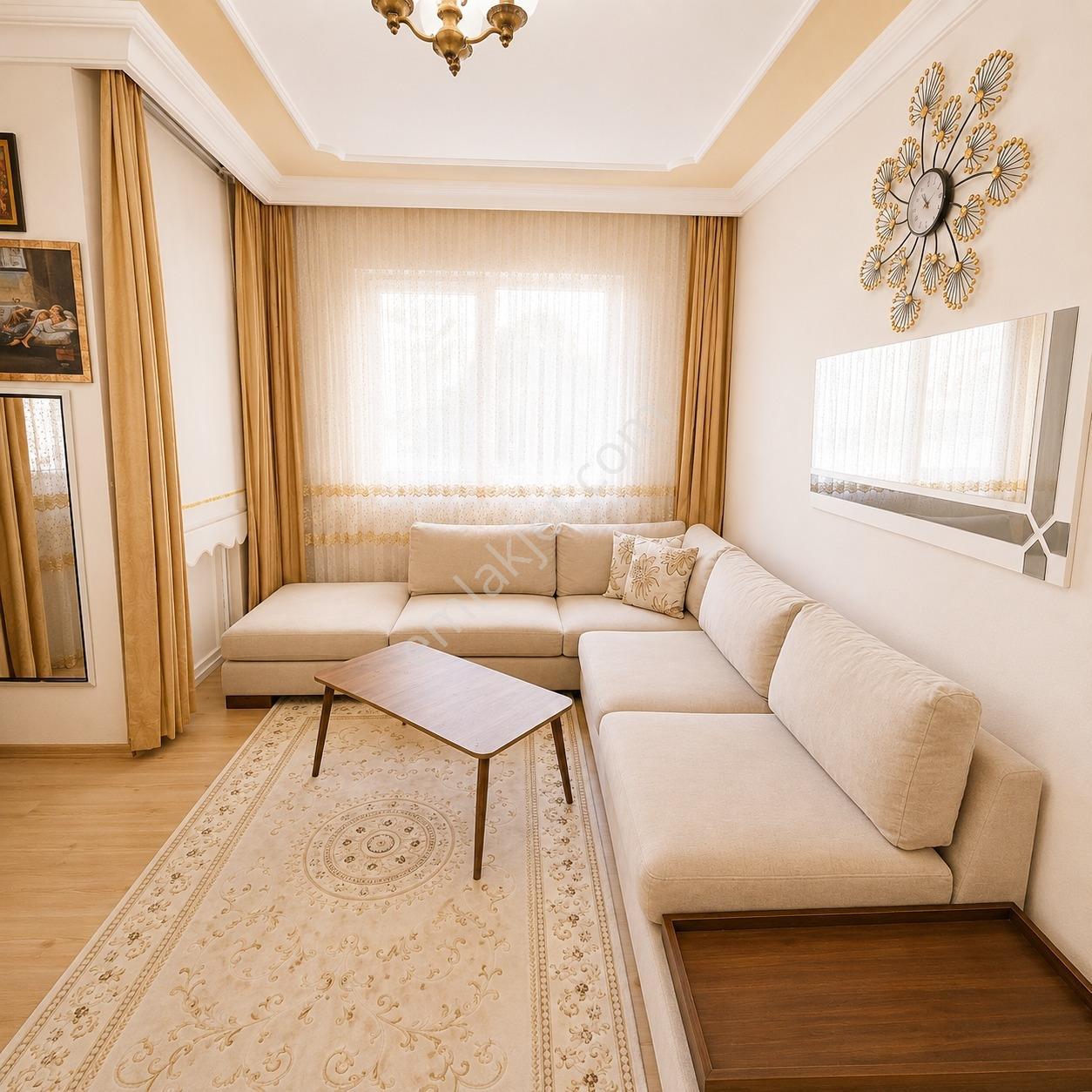 Alanya Mahmutlar 2+1 115m2 Cam Balkon Deniz 300 Metre 3 Cephelii - Görsel 3