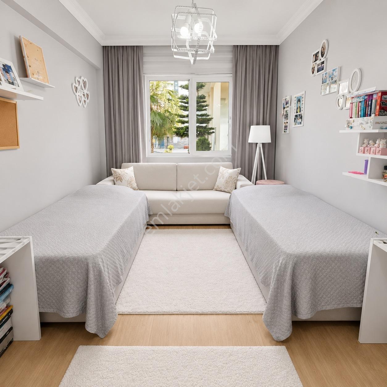 Alanya Mahmutlar 2+1 115m2 Cam Balkon Deniz 300 Metre 3 Cephelii - Görsel 11