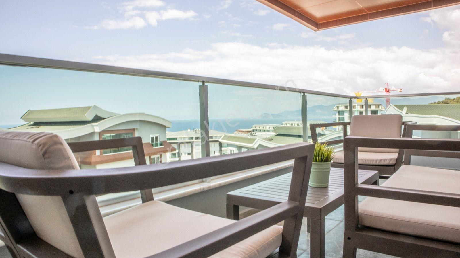 Alanya Kargıcak Secret Paradıse Sitesinde Uzun Dönem Kiralık Deniz Manzaralı 2+1 Çatı Dubleksi - Görsel 18