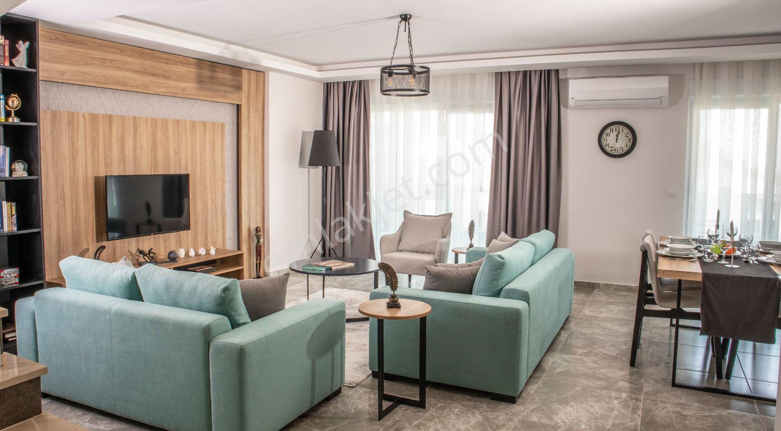 Alanya Kargıcak Secret Paradıse Sitesinde Uzun Dönem Kiralık Deniz Manzaralı 2+1 Çatı Dubleksi