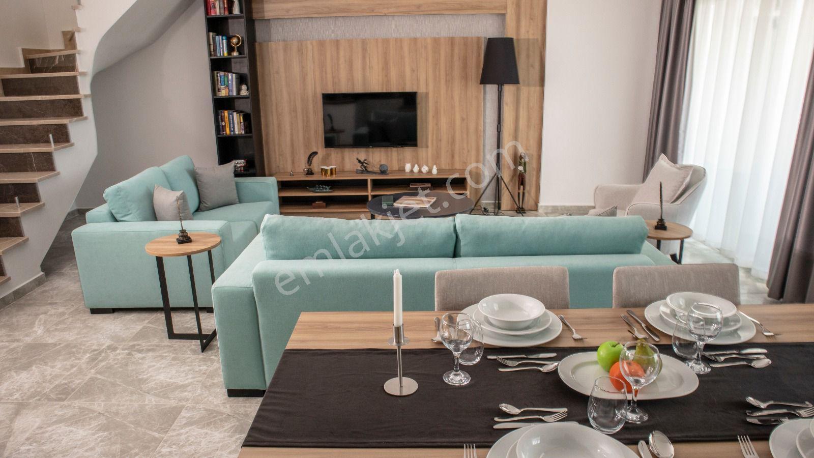 Alanya Kargıcak Secret Paradıse Sitesinde Uzun Dönem Kiralık Deniz Manzaralı 2+1 Çatı Dubleksi - Görsel 6