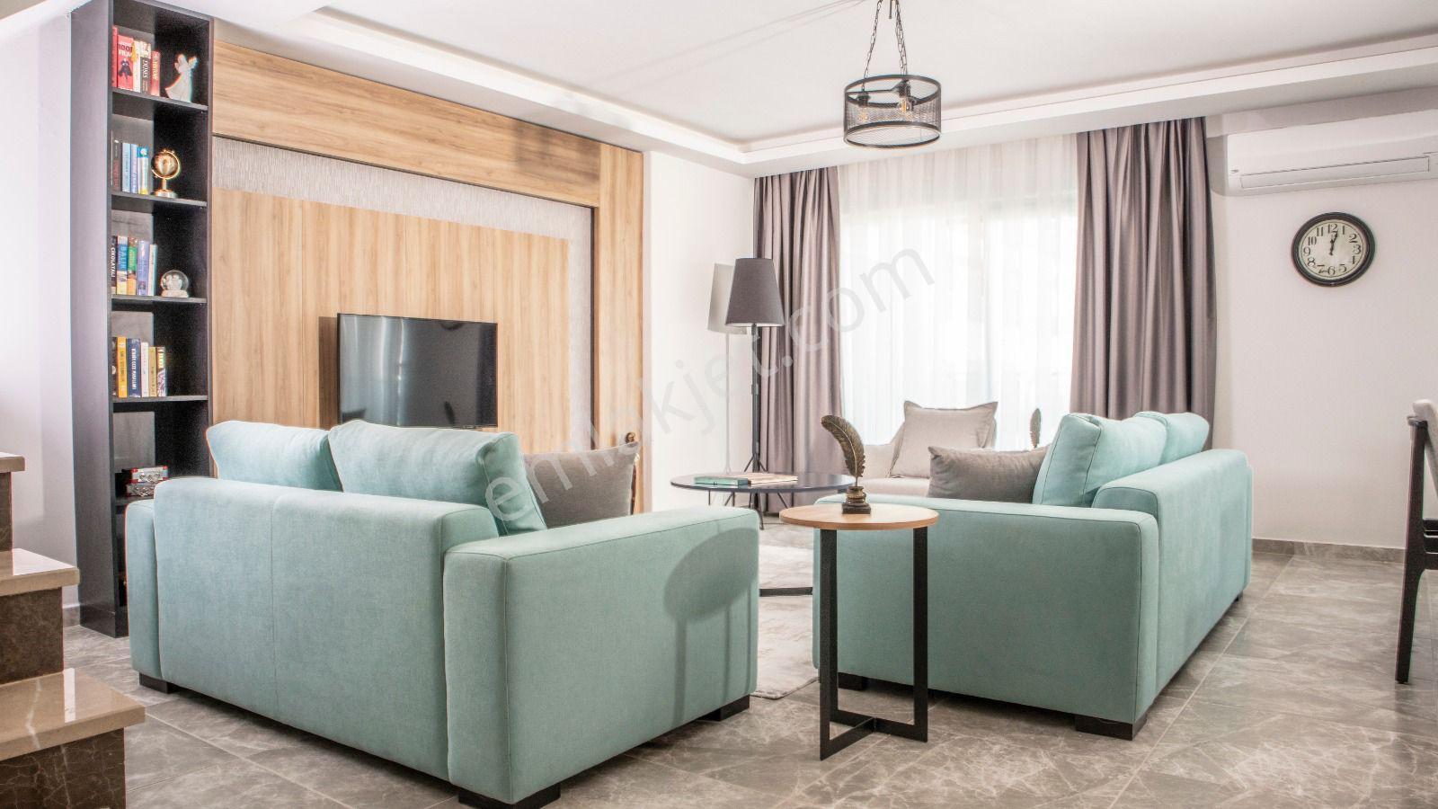 Alanya Kargıcak Secret Paradıse Sitesinde Uzun Dönem Kiralık Deniz Manzaralı 2+1 Çatı Dubleksi - Görsel 5