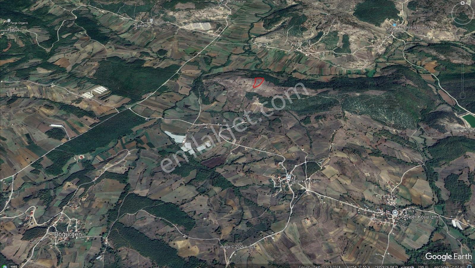 Kocaeli İzmit Böğürgen Mah 12.991 M2 Satılık Fırsat Arazi - Görsel 6