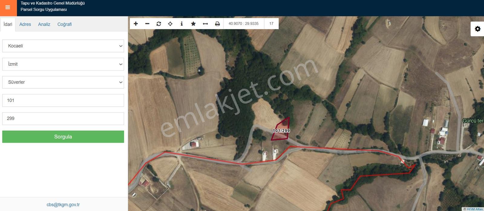 Kocaeli İzmit Süverler Mah. 1425 M2 Satılık Fırsat Arazi - Görsel 5