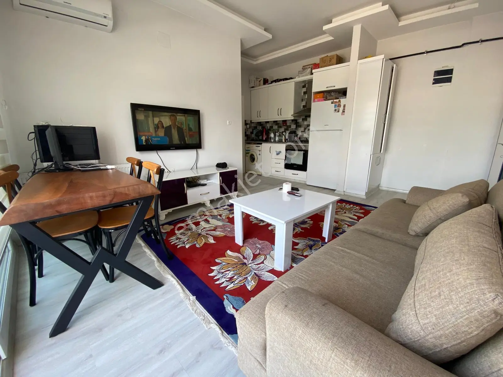 Tece Deniz Mah.de Full Eşyalı , Yatırımlık 1+1 Satılık Daire