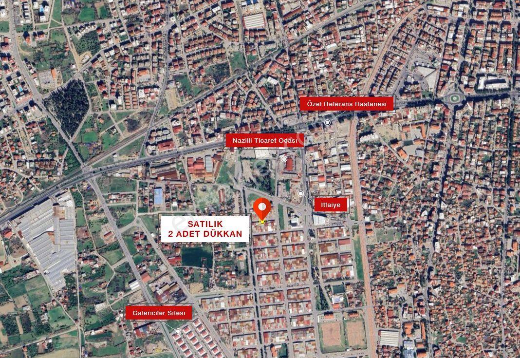 Nazilli Yeni Sanayi'de Ticaret Odası Arkası Satılık 2 Adet Dükkan - Görsel 9