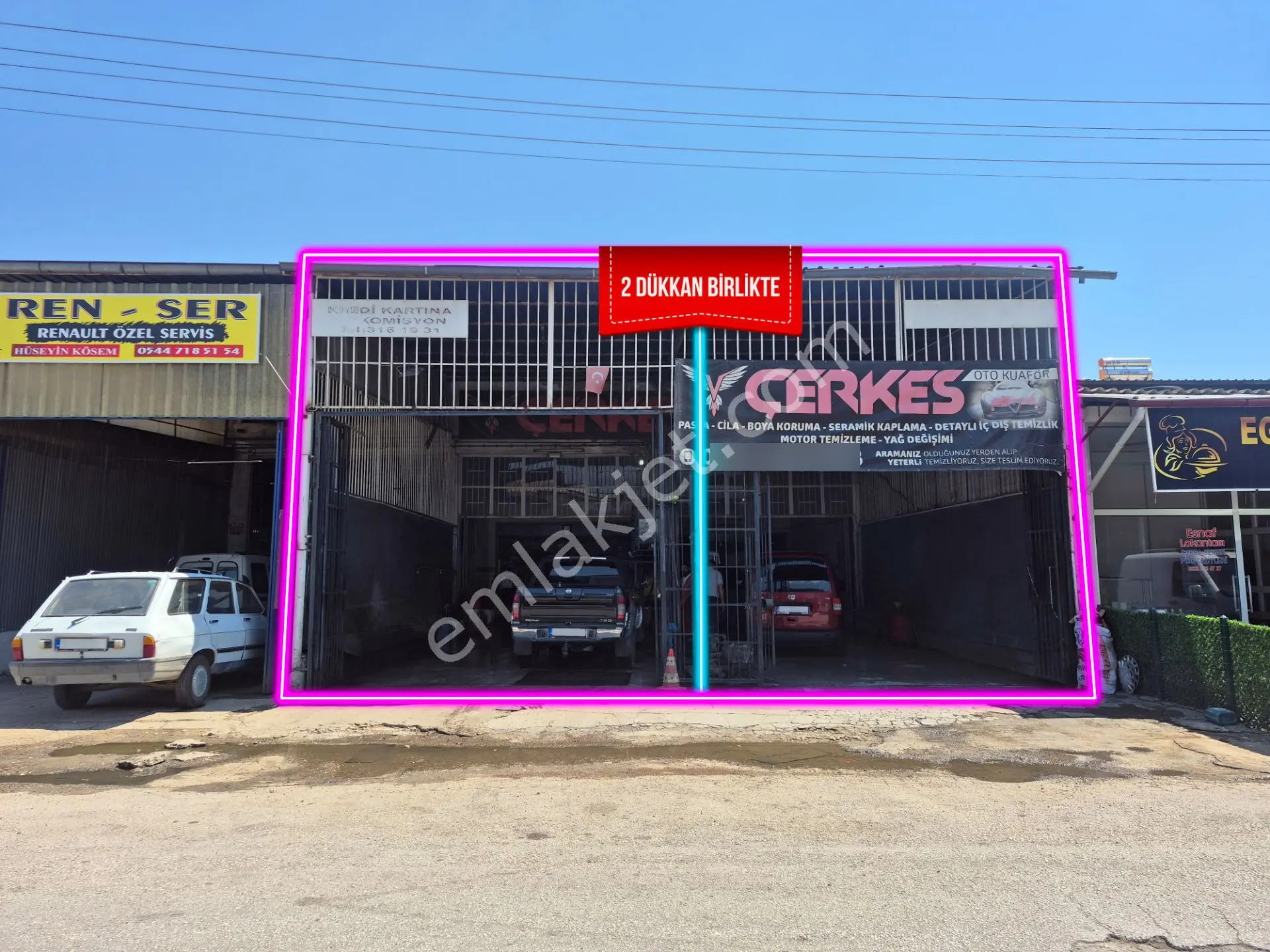 Nazilli Yeni Sanayi'de Ticaret Odası Arkası Satılık 2 Adet Dükkan - Görsel 2