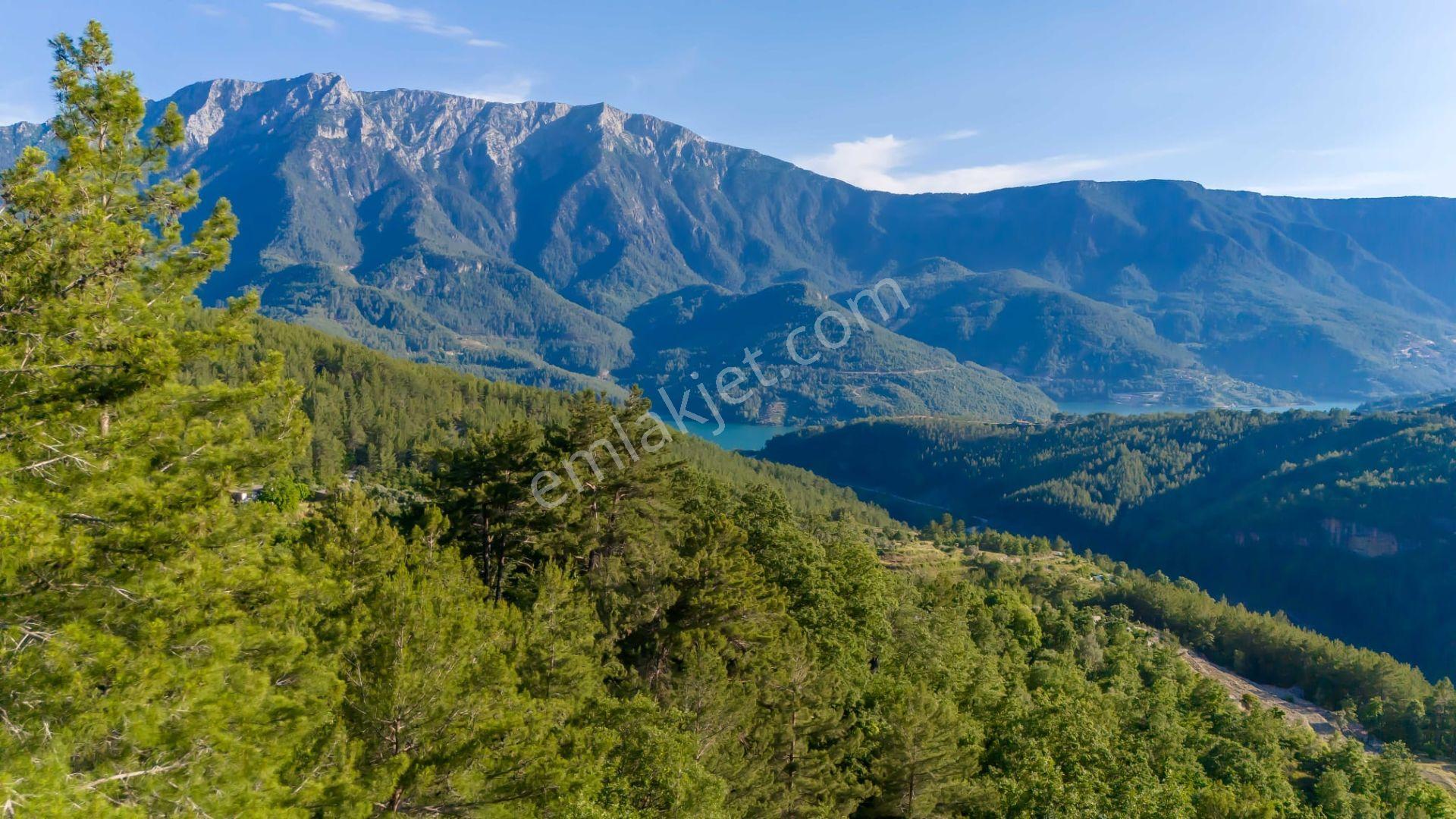 Alanya Üzümlü'de Baraj Gölü Ve Doğa Manzaralı Yatırımlık Tarla - Görsel 10