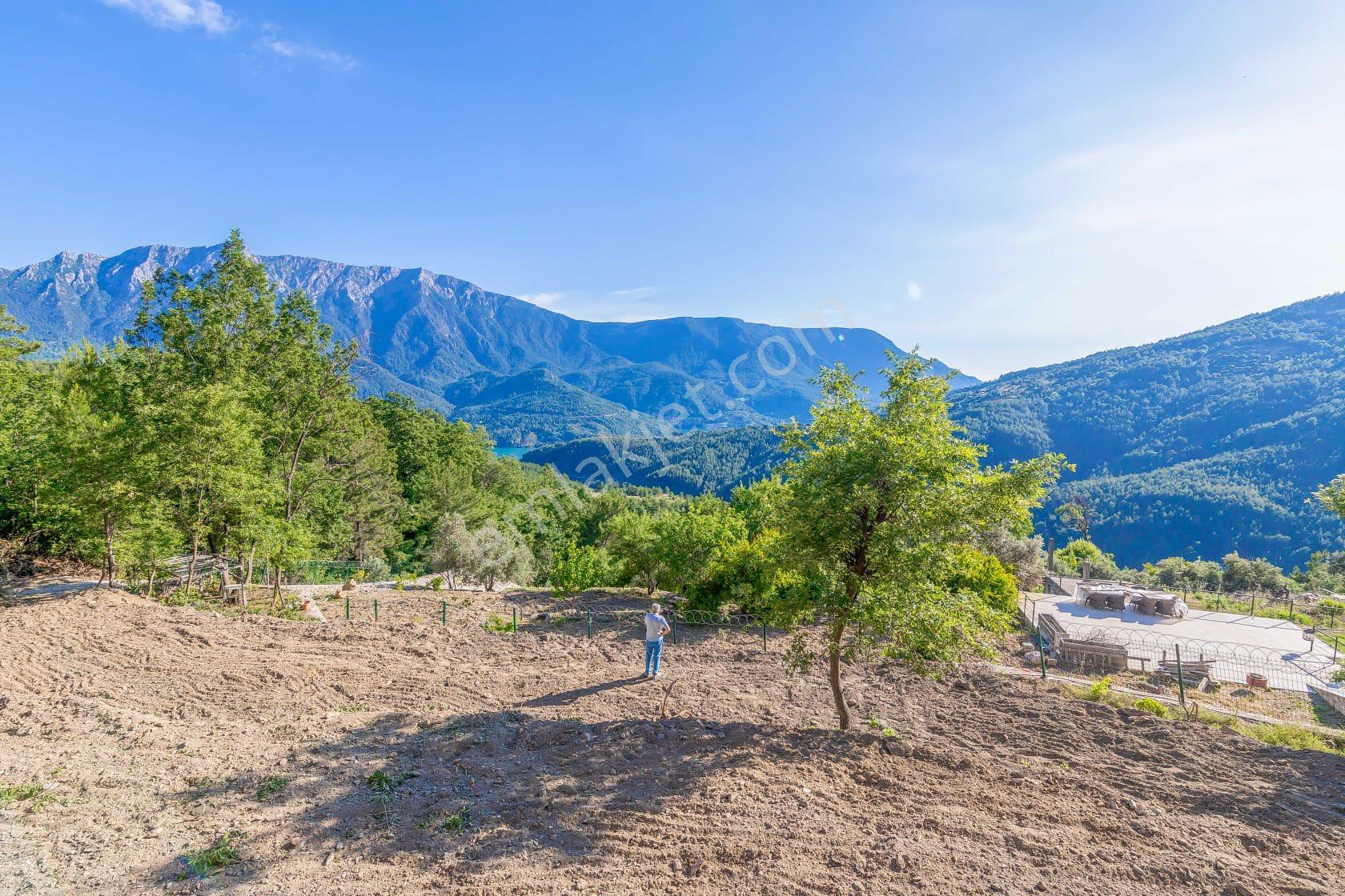 Alanya Üzümlü'de Baraj Gölü Ve Doğa Manzaralı Yatırımlık Tarla - Görsel 11