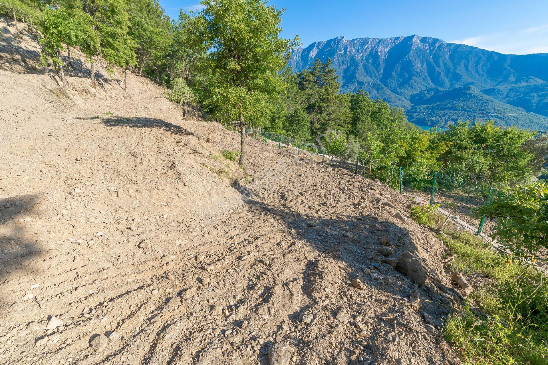 Alanya Üzümlü'de Baraj Gölü Ve Doğa Manzaralı Yatırımlık Tarla - Görsel 7
