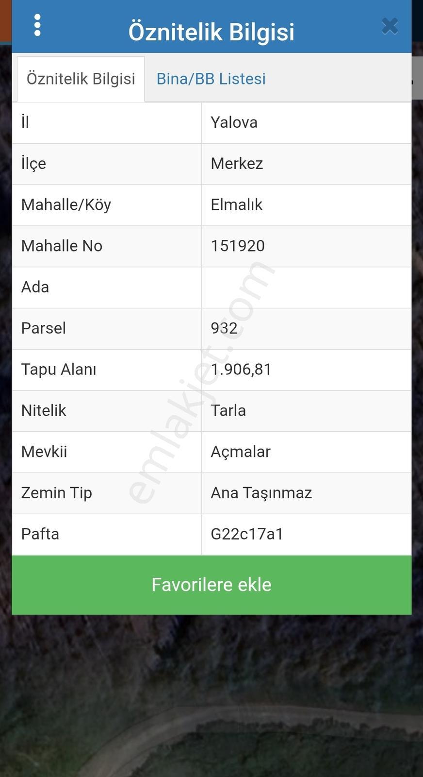 Neva'dan Elmalık Köyü'nde 595 Satılık Tarla Hissesi Ve Bungalov - Görsel 3