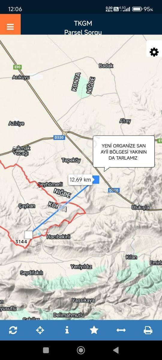 Organize Sanayii Bölgesi Yakını Yatırımın Kralı 9 Dönüm Tek Tapu - Görsel 19