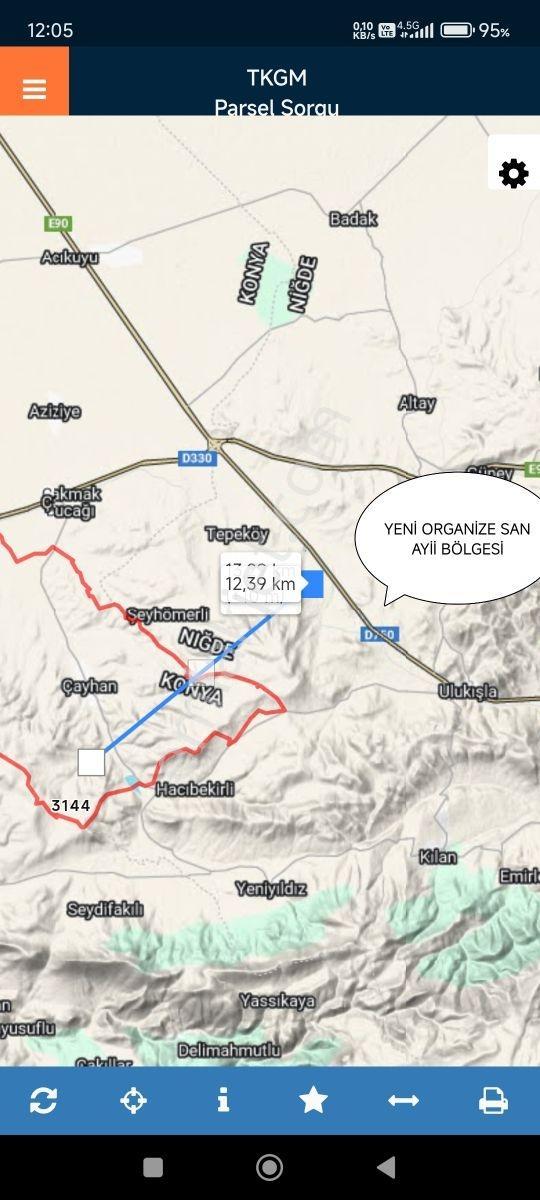 Organize Sanayii Bölgesi Yakını Yatırımın Kralı 9 Dönüm Tek Tapu - Görsel 12