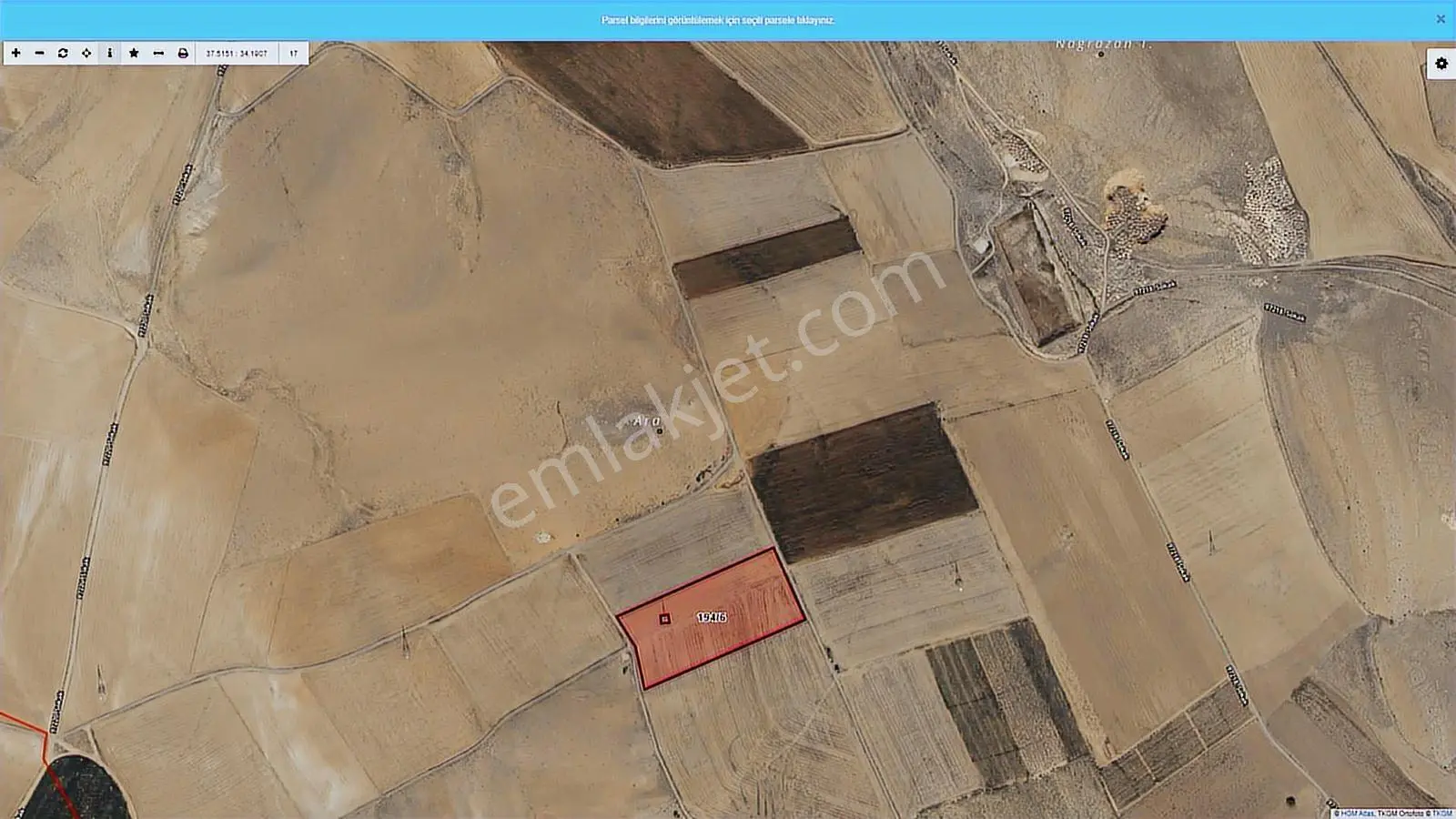Kuskuncukta 35 Evlek Tarla Bedavadan Ucuza Fırsat Fiyat Al Kazan - Görsel 6