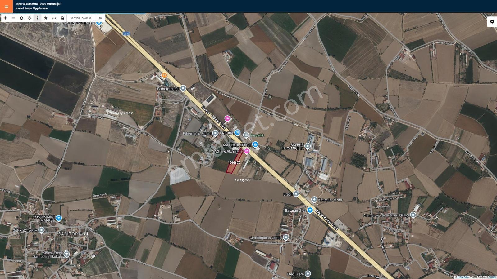 Konya Yolu Üzerinde 6381 Metre Yola 30 Metre Cephe Ticari Arsa - Görsel 8