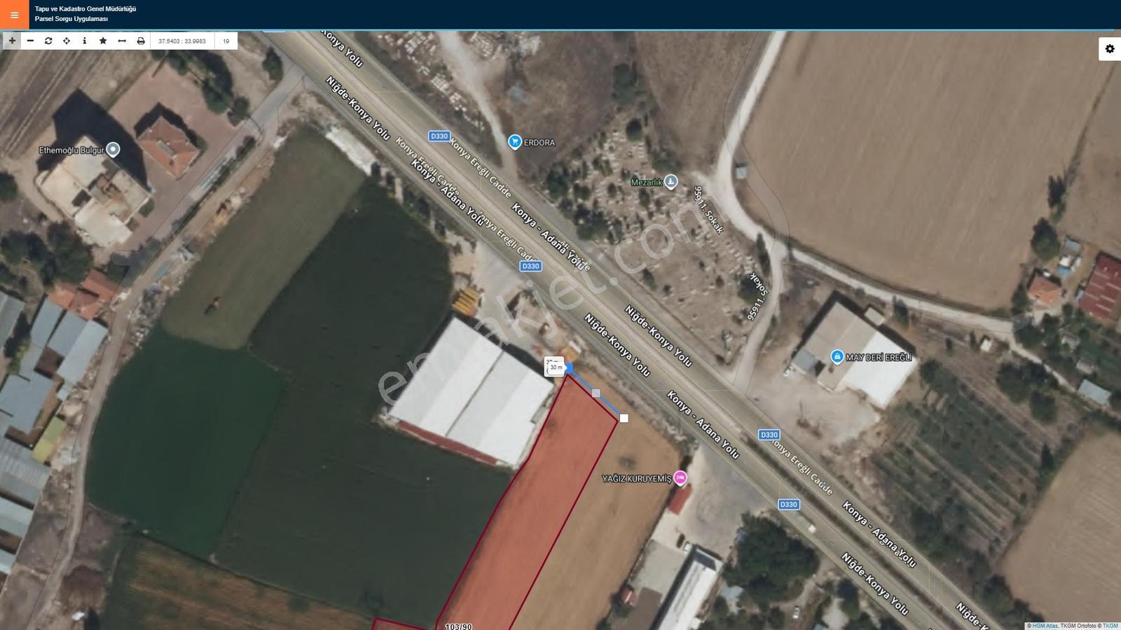 Konya Yolu Üzerinde 6381 Metre Yola 30 Metre Cephe Ticari Arsa - Görsel 10