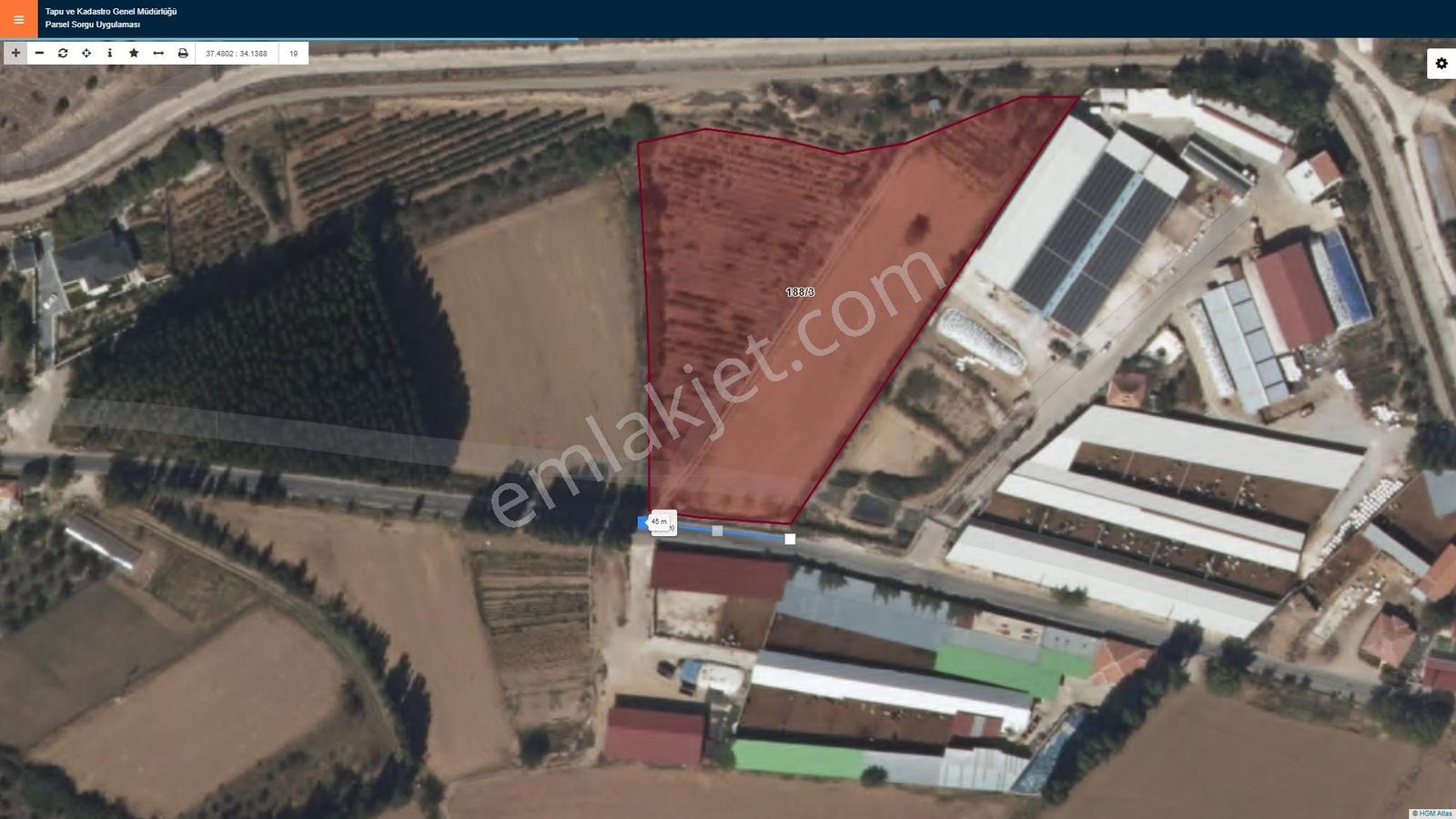 Ticarete Çiftlik Ve Villaya Uygun Muhteşem Yerde Tek Tapu Bahçe - Görsel 9