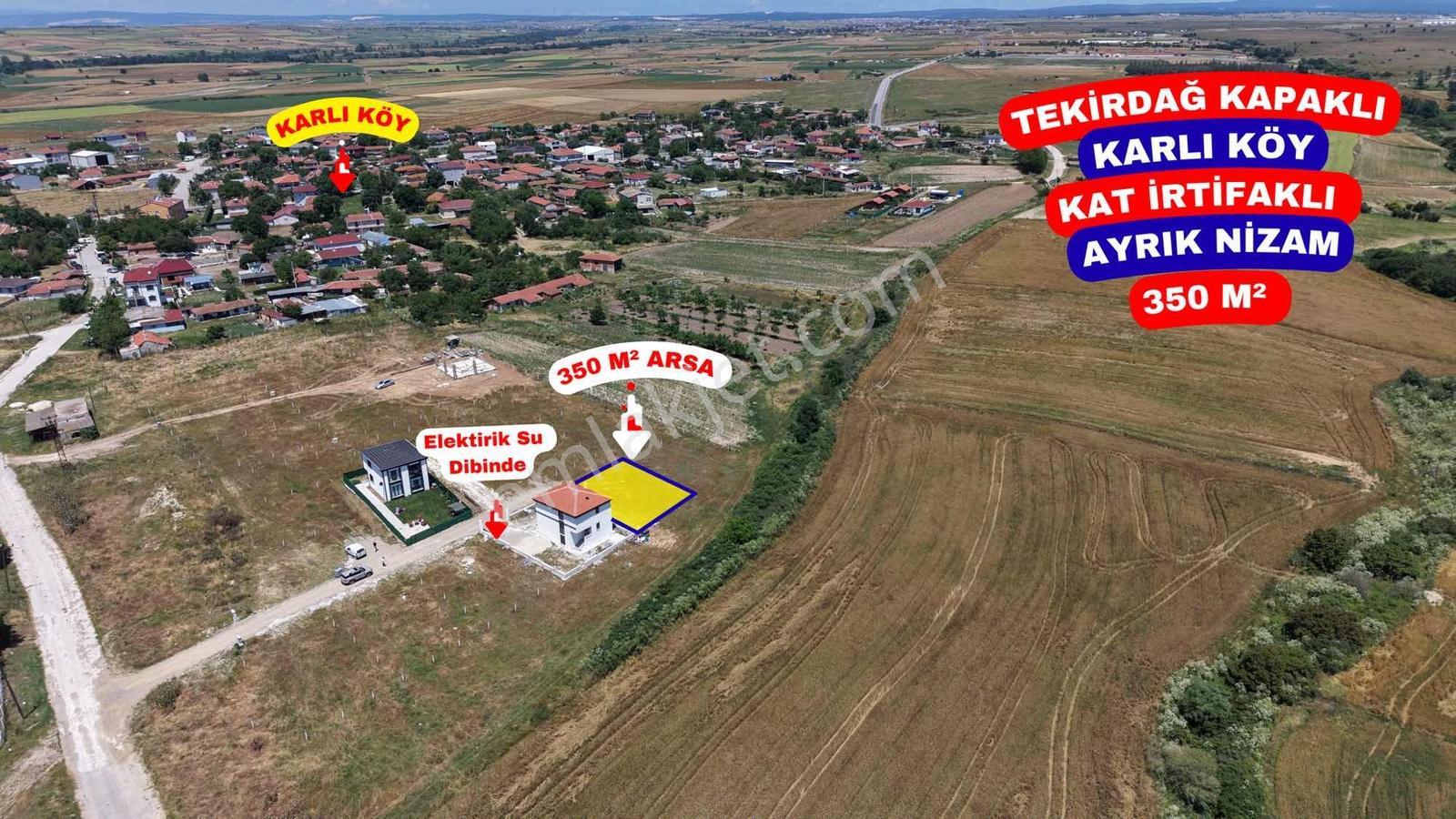 Kapaklı Karlı Mah. 350 M2 Kat İrtifaklı Arsa - Görsel 2
