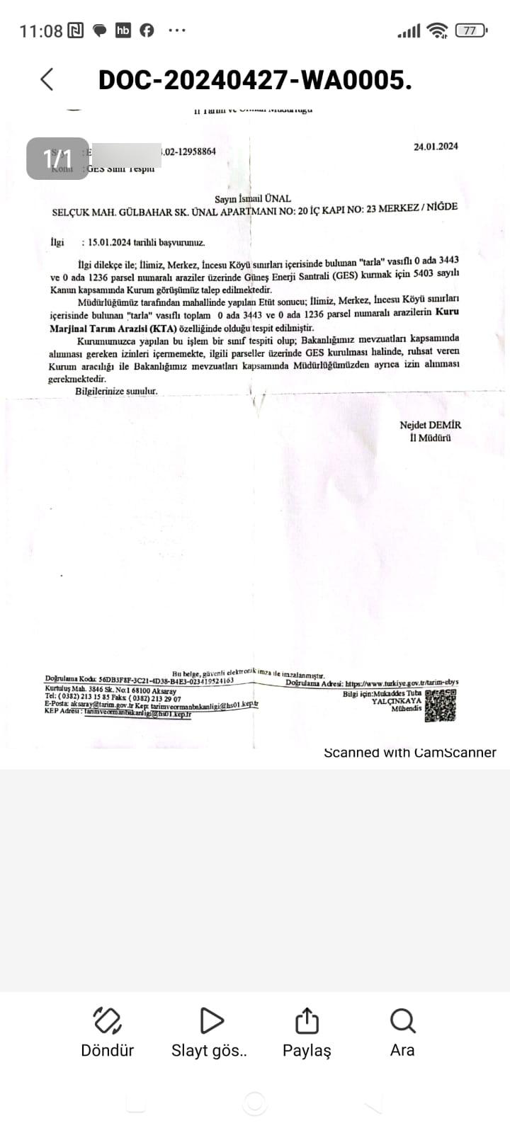 Aksaray Merkez'de Ges Ve Depolama İçin Eksiksiz, Yatırıma Hazır 50 Dönüm Arazi! Güneş Enerji - Görsel 3