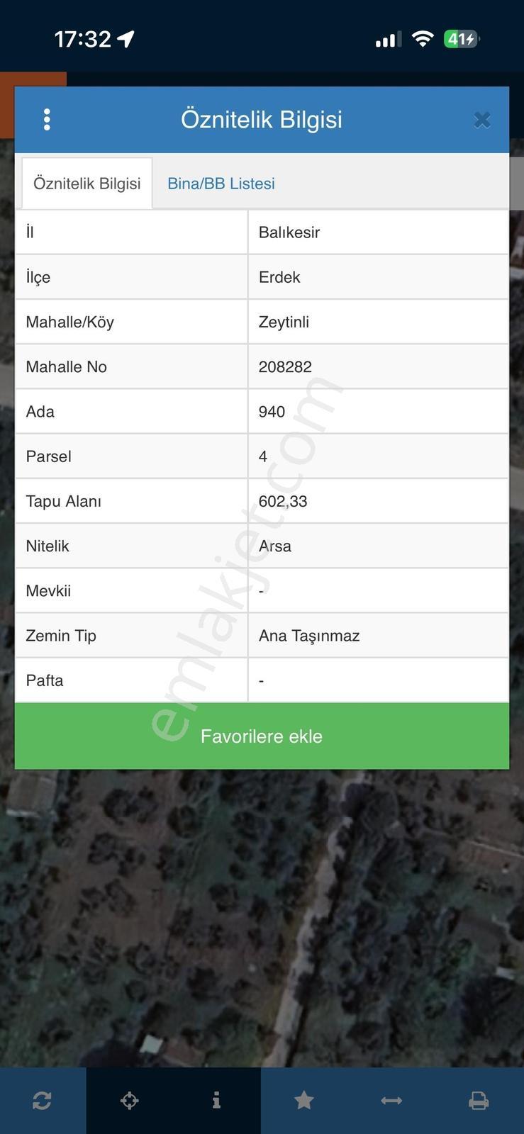 Erdek Zeytinli Kastri Mevkinde 602 M² Villa İmarlı Köşe Parsel - Görsel 2