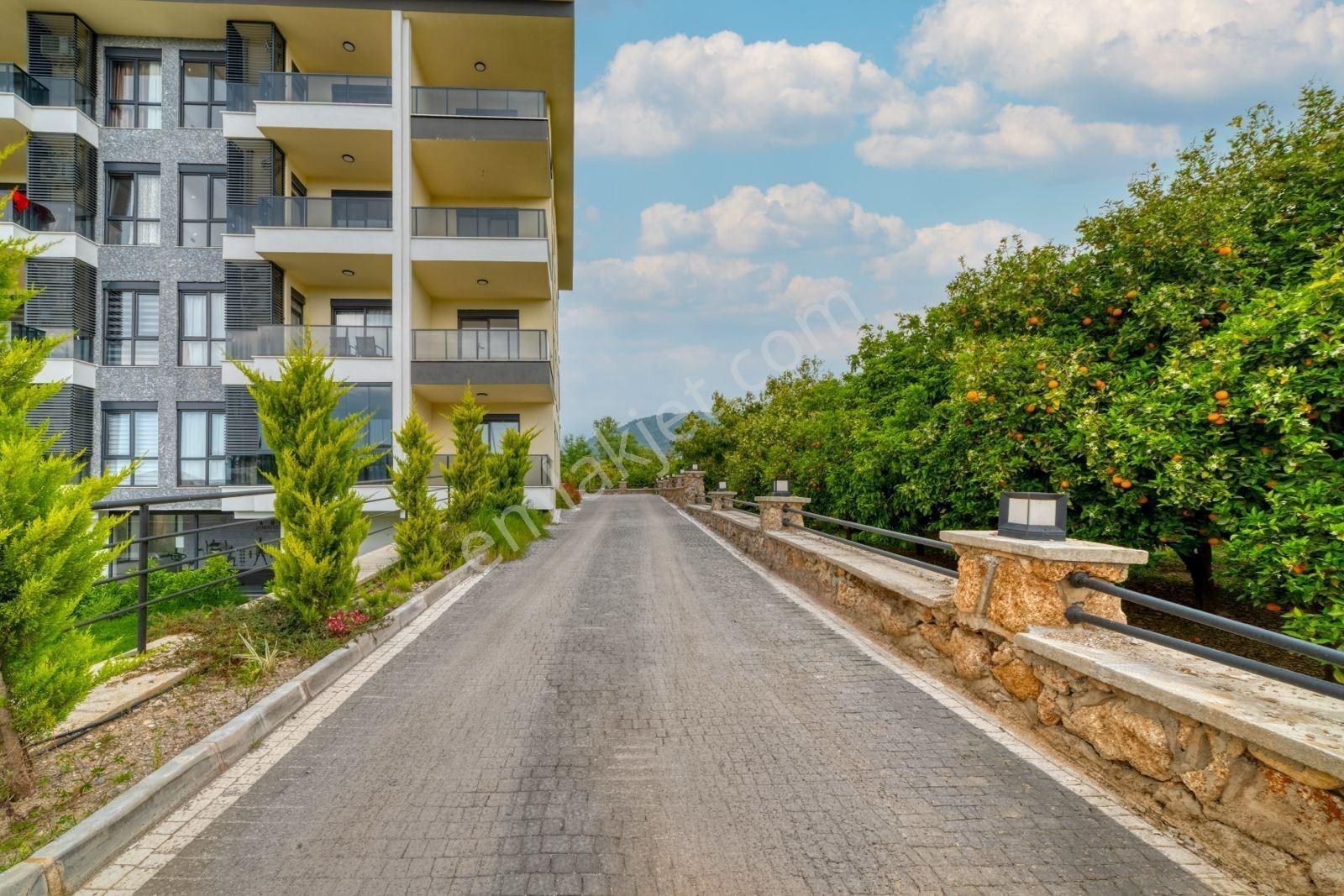 Alanya Obada Doğayla İç İçe Sıfır Binada Lüks Satılık 1+1 Daire - Görsel 24