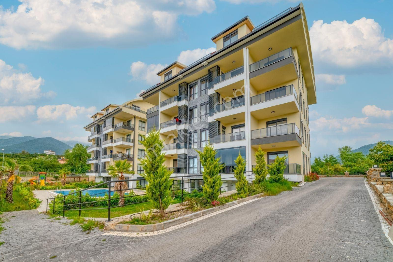 Alanya Obada Doğayla İç İçe Sıfır Binada Lüks Satılık 1+1 Daire - Görsel 20