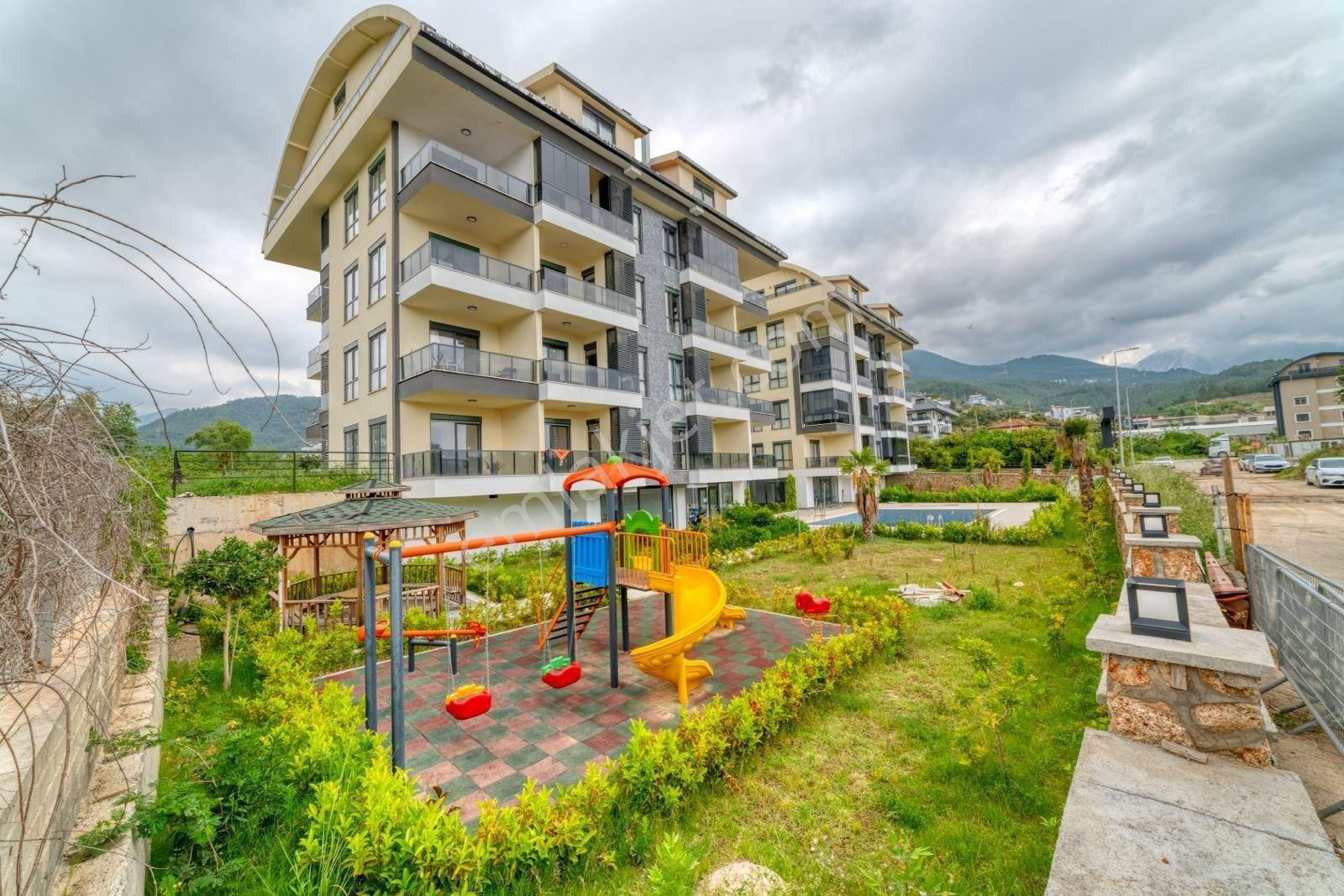 Alanya Obada Doğayla İç İçe Sıfır Binada Lüks Satılık 1+1 Daire - Görsel 27
