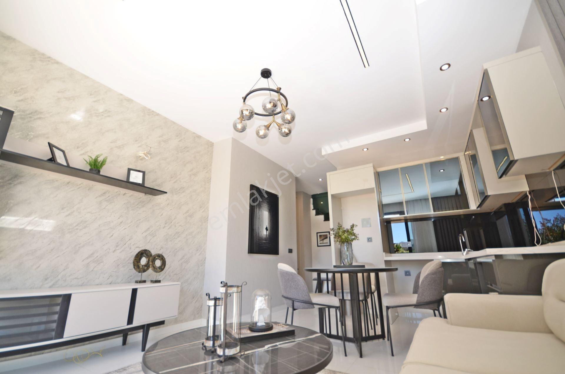 Alanya Kargıcak Lüks Sitede Full Eşyalı Bahçe Dubleks 2+1 Satılık Daire - Görsel 4
