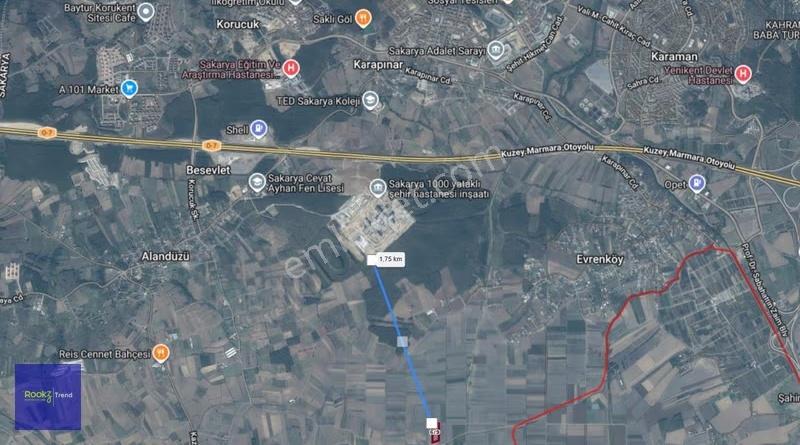 Sakarya Serdivan Şehir Hastanesine Yakın Satılık Arazi - Görsel 2