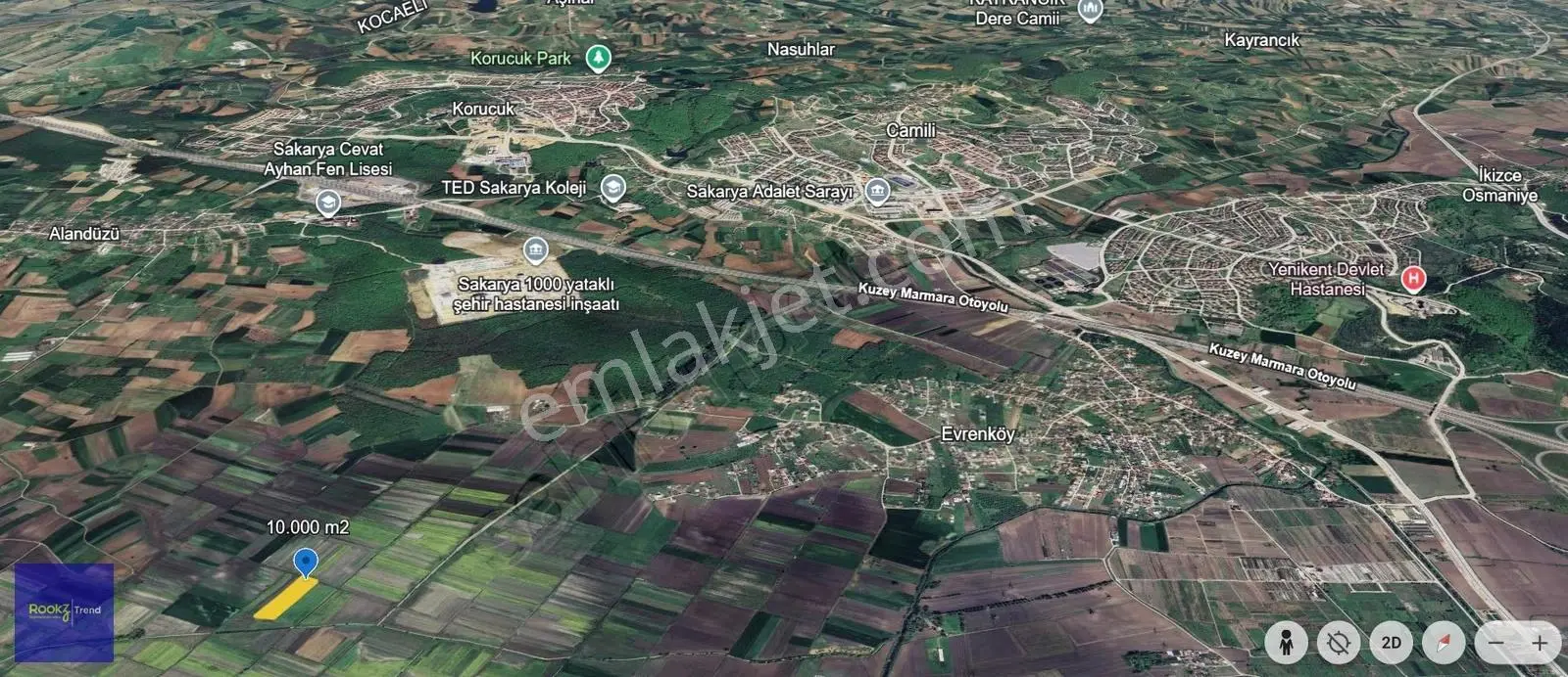 Sakarya Serdivan Şehir Hastanesine Yakın Satılık Arazi - Görsel 23