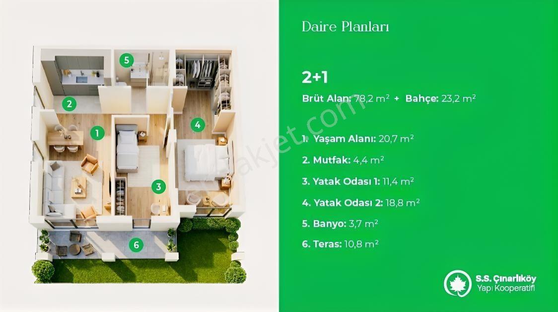 Menemen Villakentte 3+1 Bahçeli Dubleks | Faizsiz 36 Ay Vadeli - Görsel 18